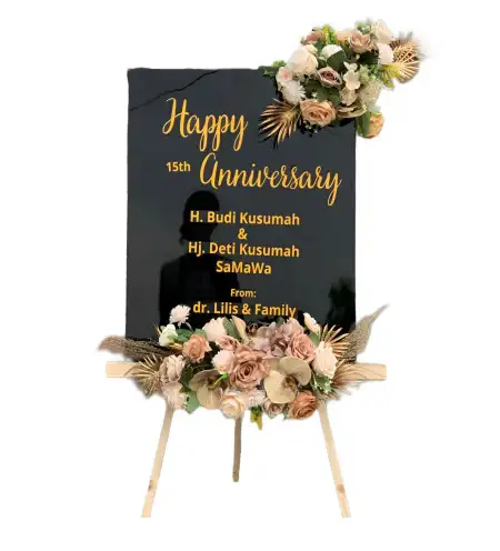 Papan Bunga Akrilik Tipes